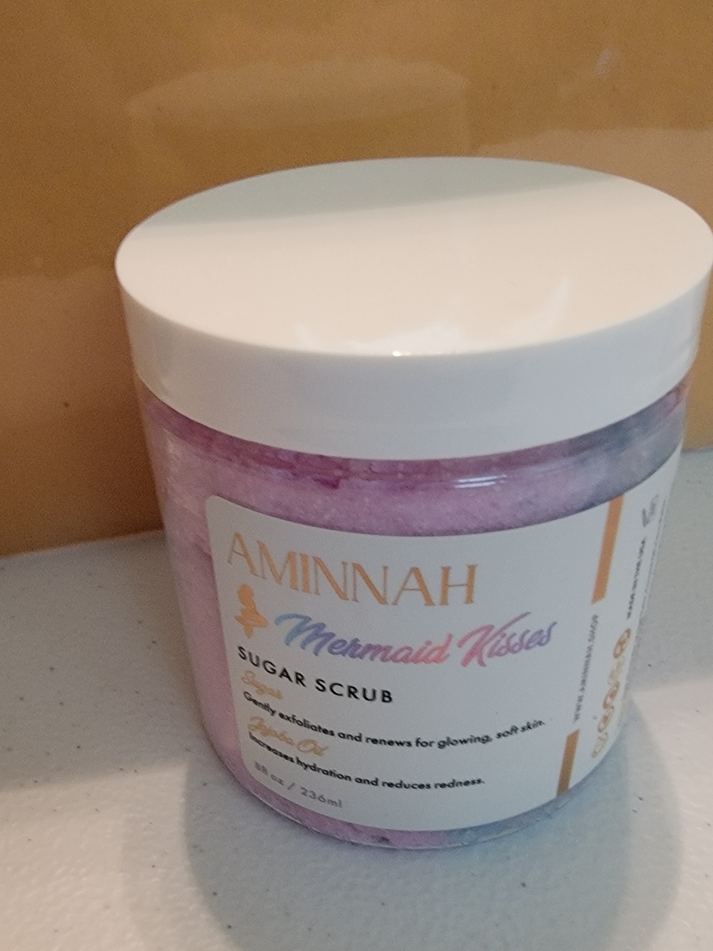 Mermaid Kisses Sugar Scrub.